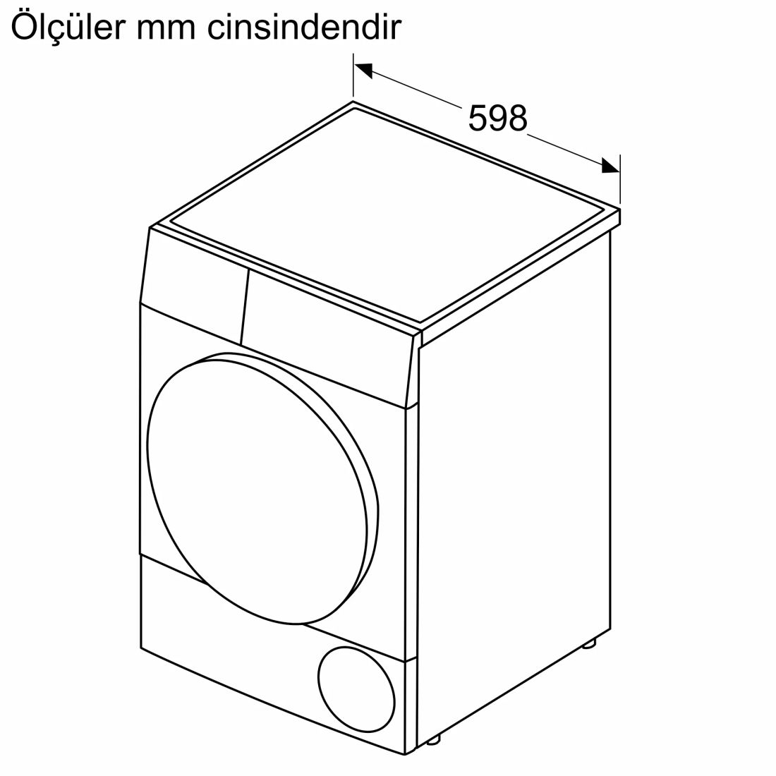 Siemens WQ52G201TR 10 kg Çamaşır Kurutma Makinesi