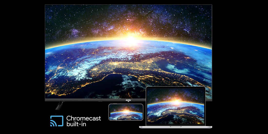 Simfer 55SFSA6B 55 inç 4K Ultra HD Android Smart LED TV 140 Ekran Yüksek Çözünürlük