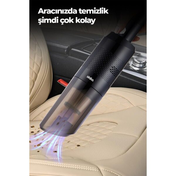 Sinbo Şarjlı El Süpürgesi SVC-8630 250 W Güçlü Emme Özelliği ile Kablosuz Temizlik