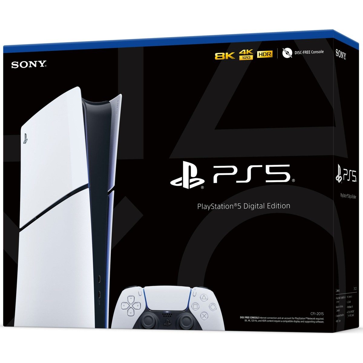 SONY Ps5 Slim Digital 825 GB CFI-2116 Avrupa Sürüm Ithalatçı Garantili HBCV0000AGDW3R