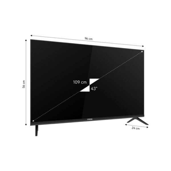 Strong ML43EW4000F 43’’ 109CM Ekran Full HD Smart TV Ultra İnce Çerçeve DLED Teknolojisi