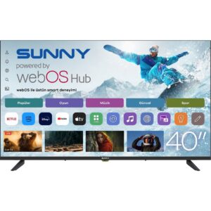 Sunny SN40LEDM-W02S 40'' 101 Ekran Uydu Alıcılı Full HD webOS LED TV HBCV0000AKL5IT