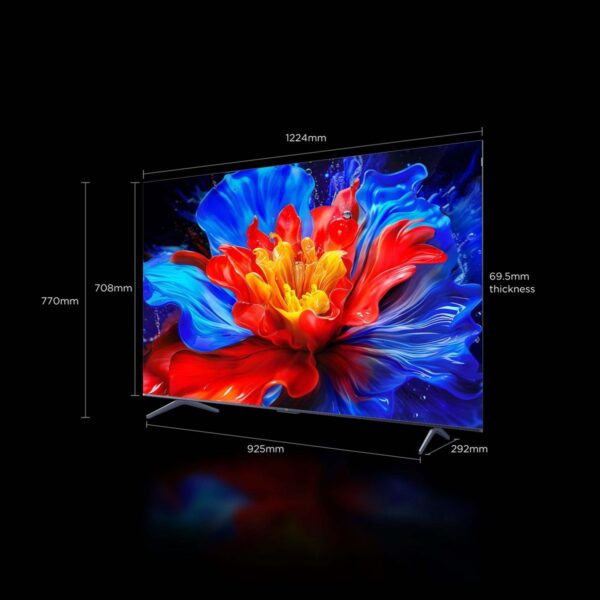 TCL 55T8C 55″ 139 Ekran Uydu Alıcılı 4K Ultra HD QLED Google TV