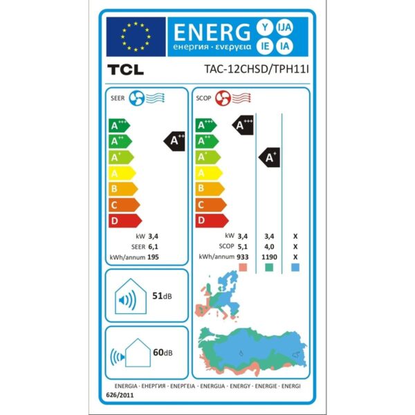 Tcl Breezeın 1.0 A++ TAC-12CHSD/TPH11I Inverter 12000 Btu Rüzgarsız Soğutma Özellikli Duvar Tipi Klima