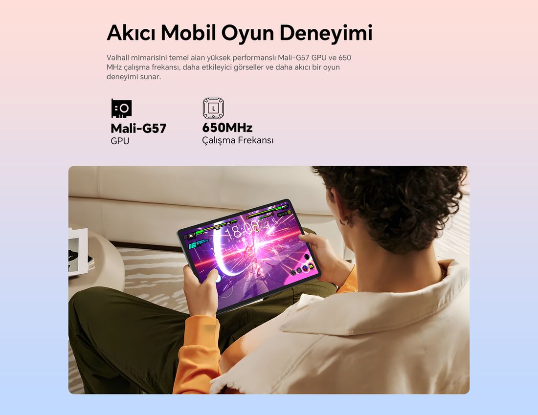 Teclast P50T 4/128 GB 11" Gri Klavye+Kılıf+Kalem
