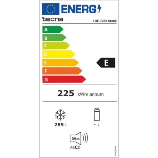 Tecna TDE 7288 7 Çekmeceli 288 Lt. Derin Dondurucu – 7 Yıl Motor Garantili