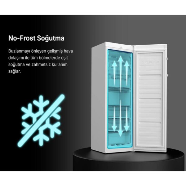 Tecna TDE 7308 Dual 7 Çekmeceli 308 Lt. No Frost Derin Dondurucu