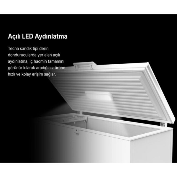 Tecna Tye 6593 Dual 700 Lt. Sandık Tipi Ticari Derin Dondurucu