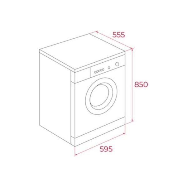 Teka WMK 40940 WH 9 kg 1400 Devir Çamaşır Makinesi