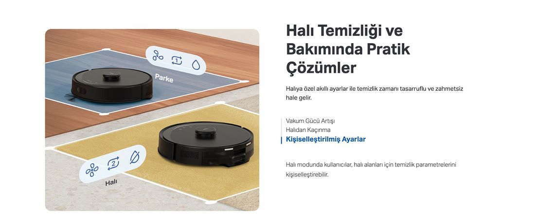 TP-Link Tapo RV30 Max Plus 5300Pa Yüksek Vakum Güçlü Robot Süpürge ve Paspas + Akıllı Otomatik Boşaltma Ünitesi
