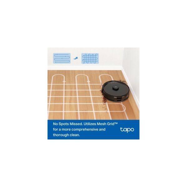 TP-Link Tapo RV30 Max Plus 5300Pa Yüksek Vakum Güçlü Robot Süpürge ve Paspas + Akıllı Otomatik Boşaltma Ünitesi