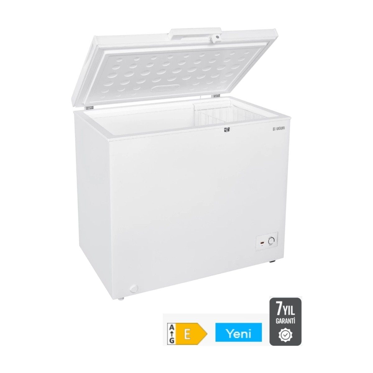 Uğur UED 250 D/s R65 Sandık Tipi Dondurucu 246 Litre E Enerji Sınıfı ile Verimli Soğutma HBCV0000E7F5G1