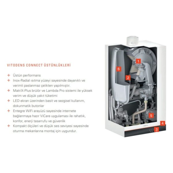 Viessmann Vitodens Connect 19 kW Yoğuşmalı Kombi