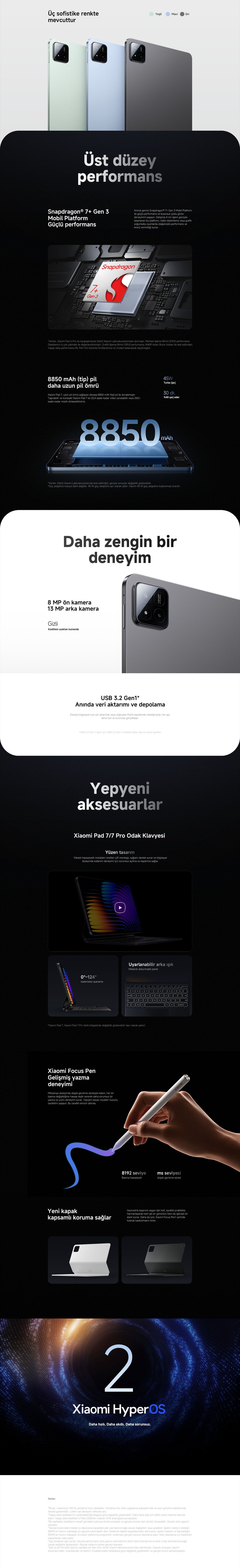 Xiaomi Pad 7 11" 8GB 256GB Tablet