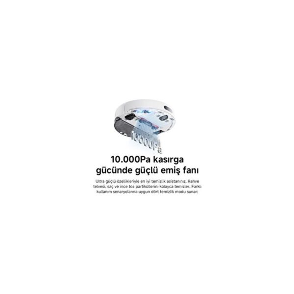 Xiaomi Robot Vacuum S40 Akıllı Robot Süpürge 10000 Pa Emiş Gücü ile Etkili Temizlik