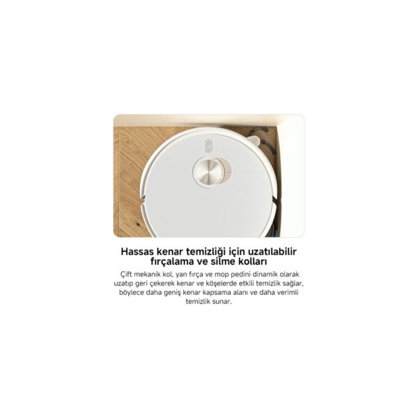 Xiaomi Robot Vacuum S40 Pro Akıllı Robot Süpürge ve Mop 15.000 Pa Beyaz