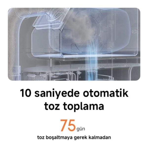 Xiaomi Robot Vacuum X20 Plus Akıllı Robot Süpürge ve Mop – 6.000 Pa, Otomatik Mop Yıkama & Kurutma, Toz Boşaltma İstasyonlu, App Kontrollü, Beyaz