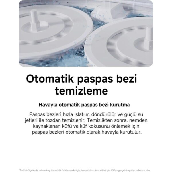 Xiaomi Robot Vacuum X20 Plus Akıllı Robot Süpürge ve Mop – 6.000 Pa, Otomatik Mop Yıkama & Kurutma, Toz Boşaltma İstasyonlu, App Kontrollü, Beyaz