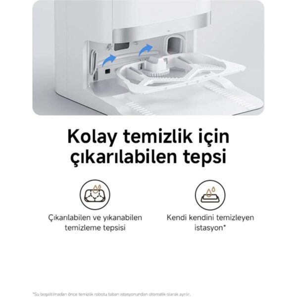 Xiaomi Robot Vacuum X20 Plus Akıllı Robot Süpürge ve Mop – 6.000 Pa, Otomatik Mop Yıkama & Kurutma, Toz Boşaltma İstasyonlu, App Kontrollü, Beyaz