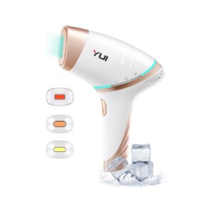 Yui IPLV15 Pro Vücut -Yüz- Bikini Başlıklı Ağrısız Otomatik ve Manuel Atım Buz Lazer Epilasyon Cihazı HBCV000072S6OS
